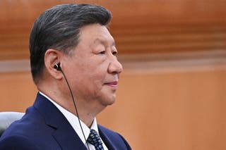 Chinese president Xi Jinping attends a meeting with Russian counterpart Vladimir Putin in Beijing on the sidelines of a summit